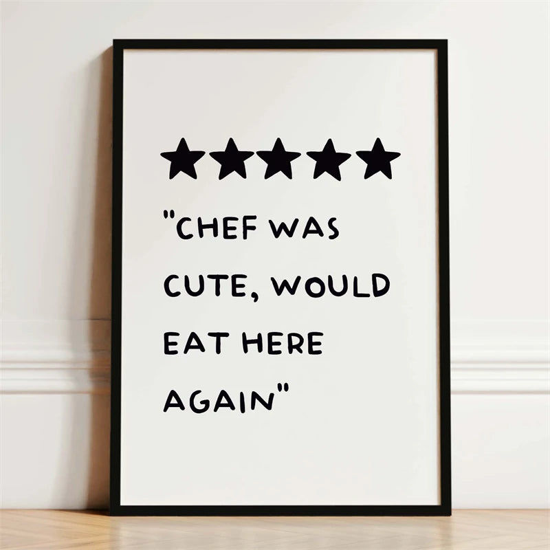 Kitchen Wall Art Poster — Wine, Coffee & Pasta Print