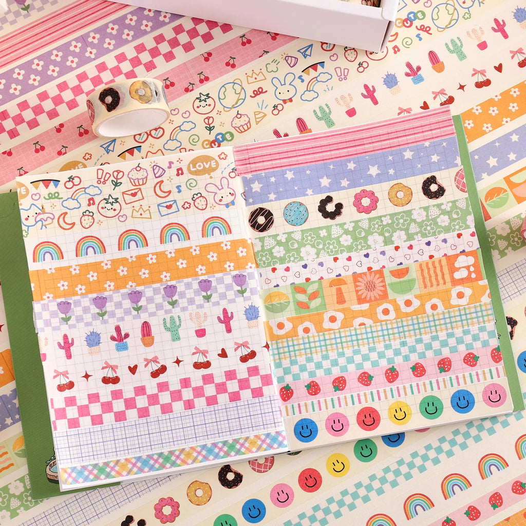 32-Roll Washi Tape Set – Decorative Craft Tape for Scrapbooking, Journals & Gift Wrapping