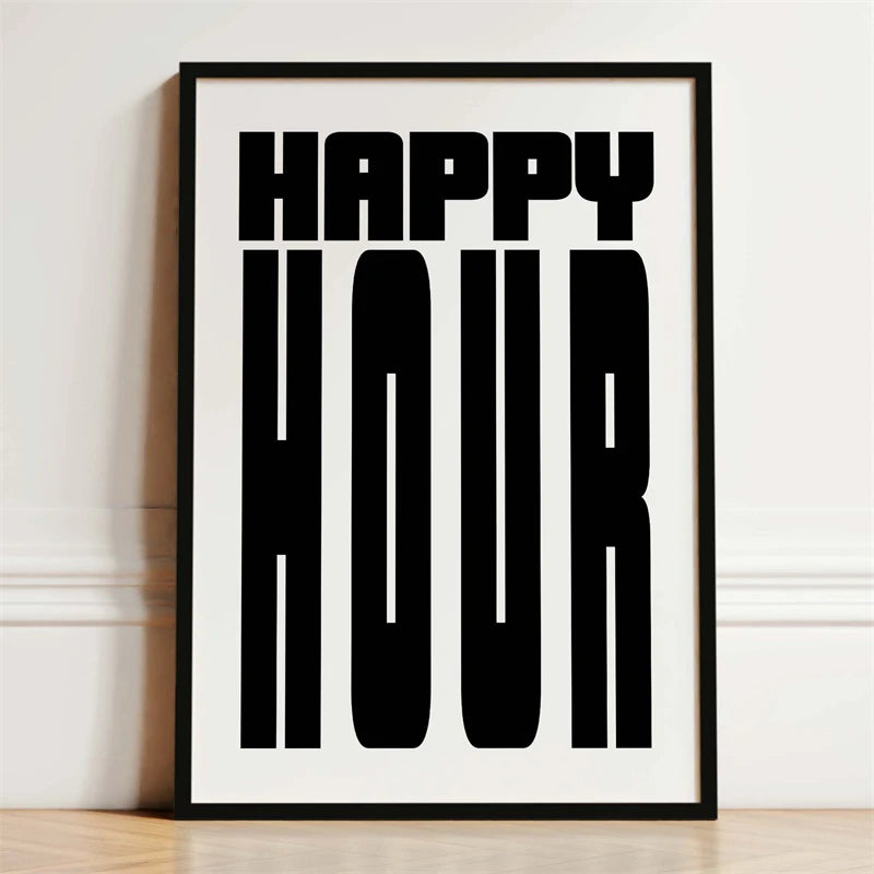 Kitchen Wall Art Poster — Wine, Coffee & Pasta Print