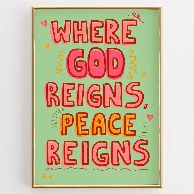 Faith Scripture Wall Art Poster — Read Your Bible Canvas Print