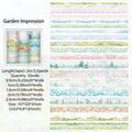 20-Roll Vintage Garden Impression Washi Tape Set — Botanical Masking Tapes for Scrapbooking, Journaling & Planners