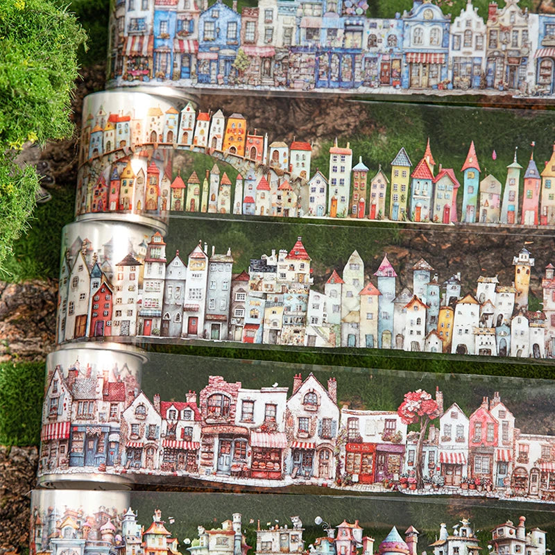 Wacky House decorative washi tape roll