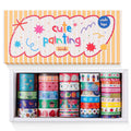 32-Roll Cute Painting Washi Tape Set — Decorative Tapes for Scrapbooking, Junk Journaling & DIY Crafts