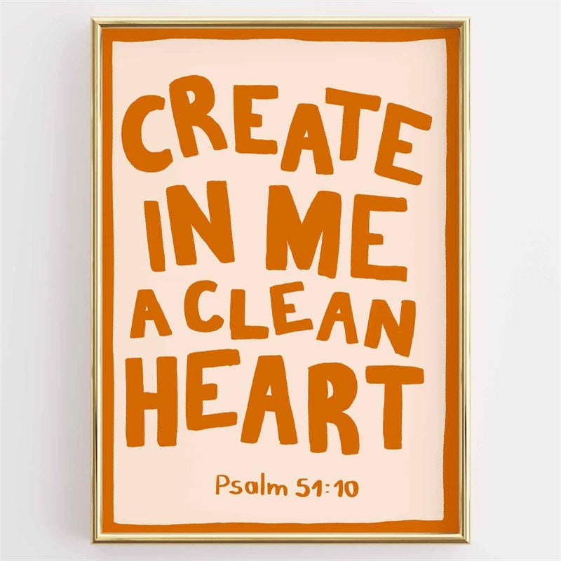Faith Scripture Wall Art Poster — Read Your Bible Canvas Print