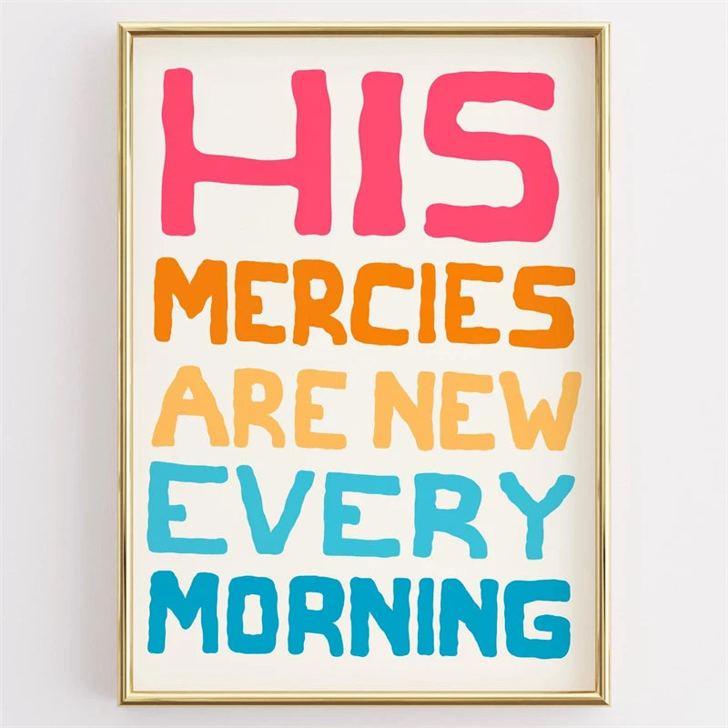 Faith Scripture Wall Art Poster — Read Your Bible Canvas Print