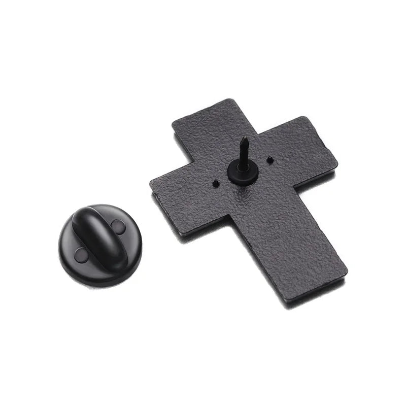 "Jesus, I Saw That" Enamel Pin — Funny Christian Faith Brooch Lapel Badge Accessory Gift for Believers