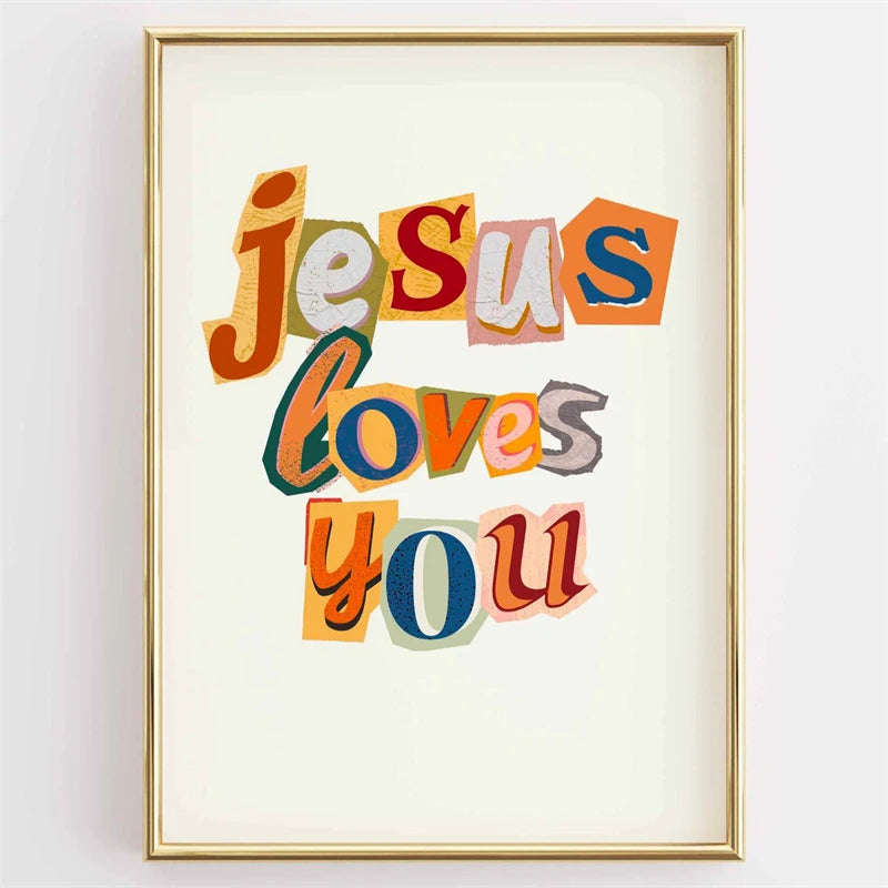 Faith Scripture Wall Art Poster — Read Your Bible Canvas Print