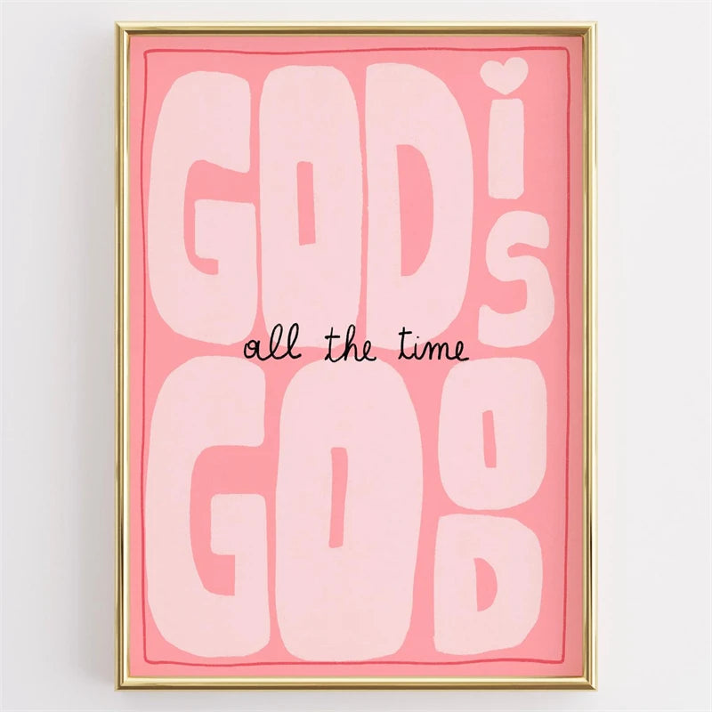 Faith Scripture Wall Art Poster — Read Your Bible Canvas Print