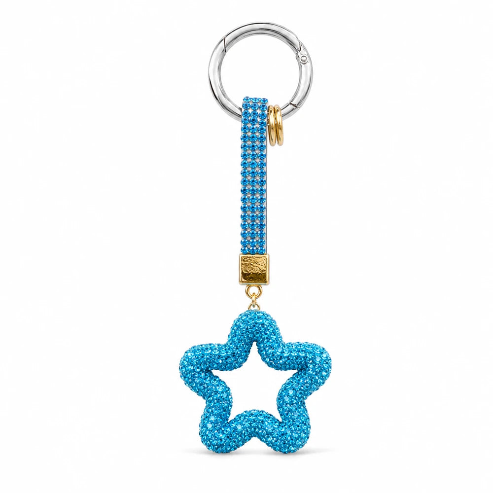 Rhinestone Star Keychain