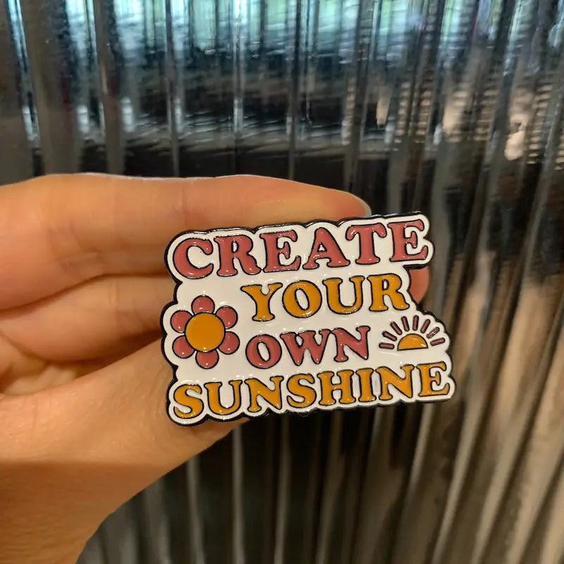 Create Your Own Sunshine Enamel Pin