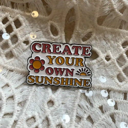 Create Your Own Sunshine Enamel Pin