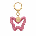 Rhinestone Butterfly Keychain