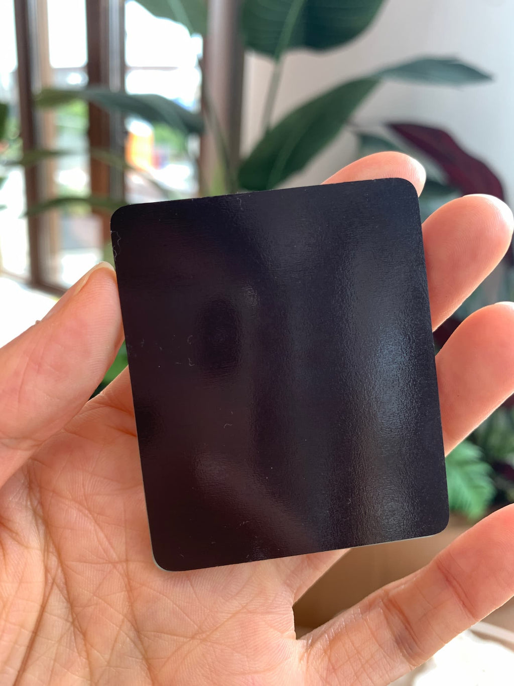 try again and again acrylic magnet back